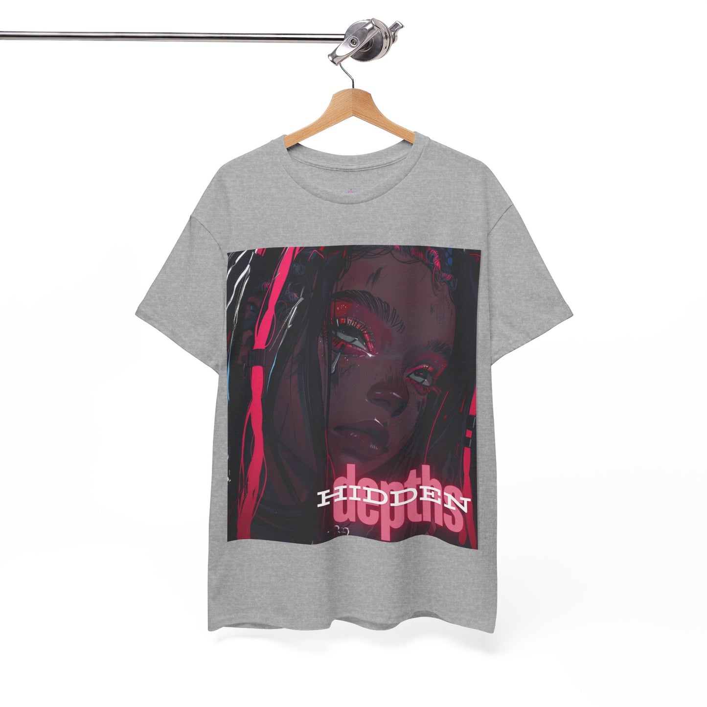 Hidden Depths Manga Girl, 100 % Baumwolle , Unisex-Tshirt