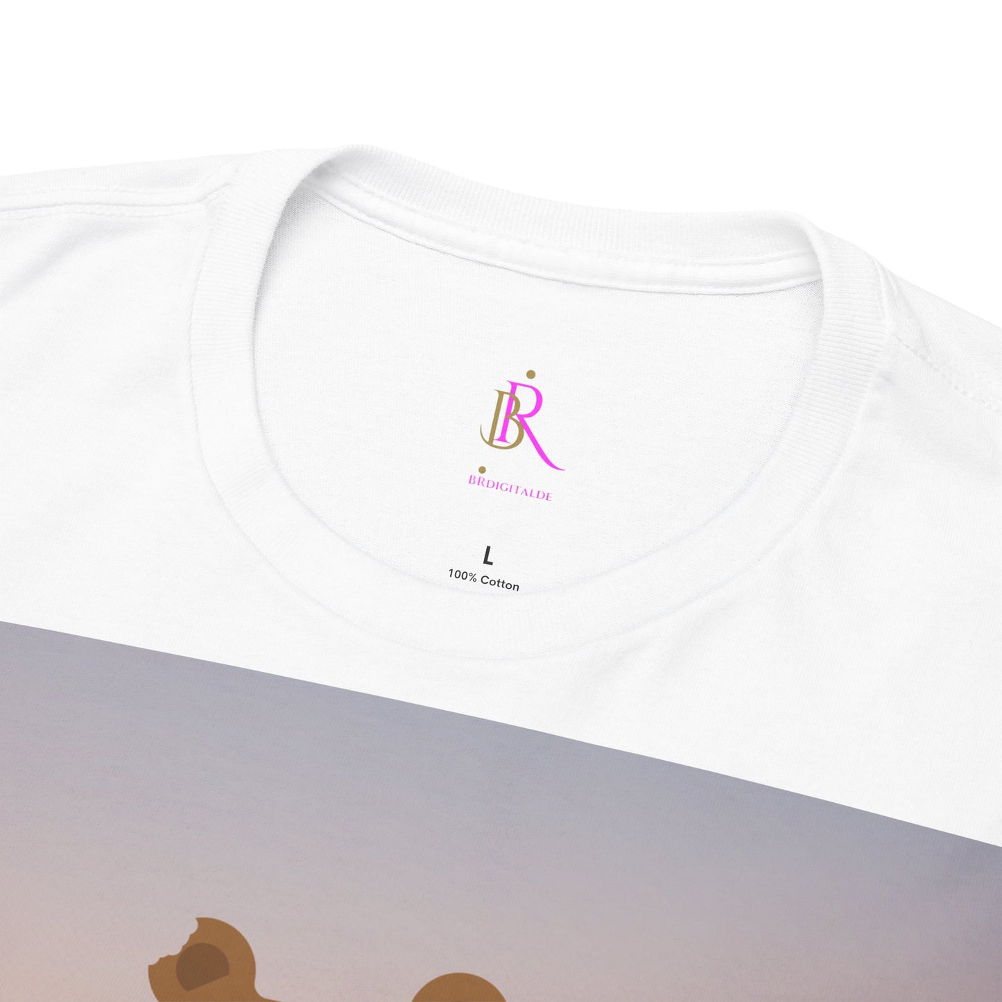 Unisex T-Shirt aus schwerer Baumwolle, (Trust No One) Caption, Bären T-Shirt, Gansta Bär Shirt