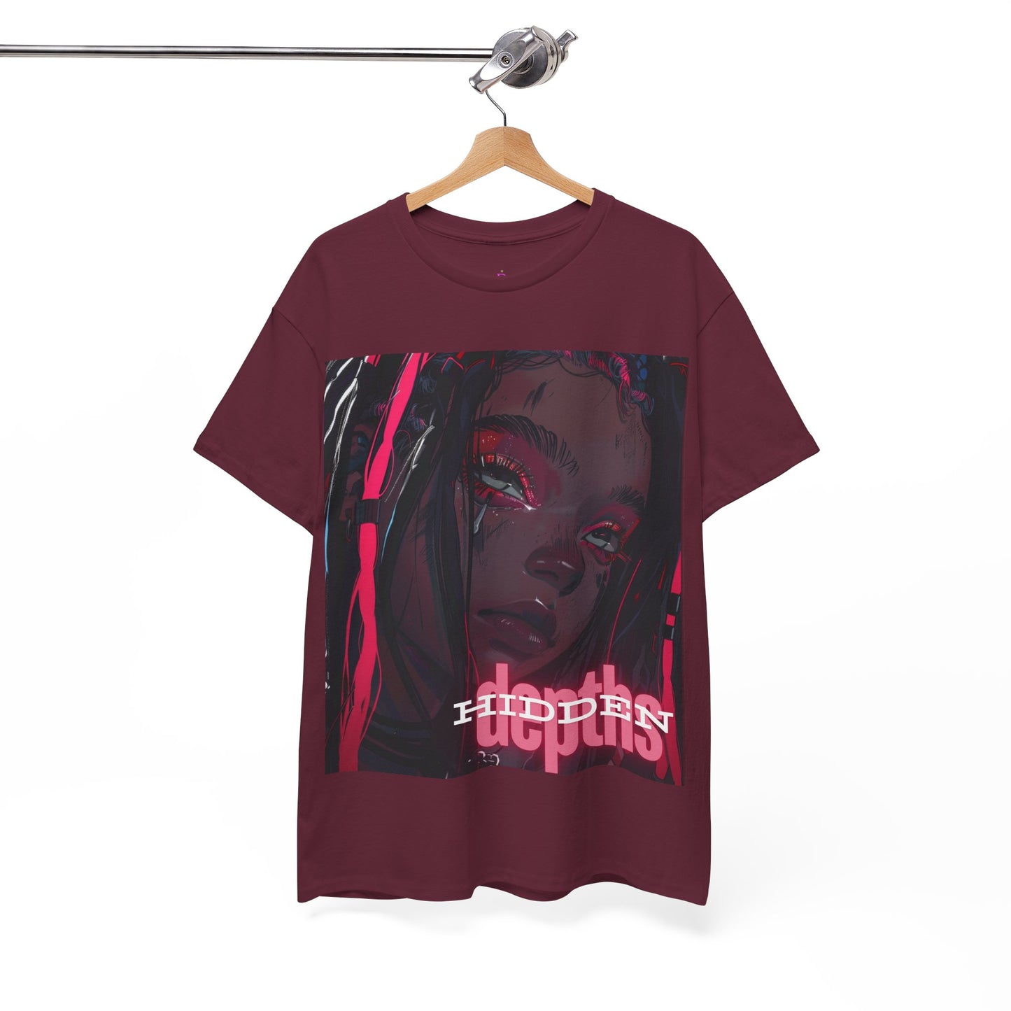 Hidden Depths Manga Girl, 100 % Baumwolle , Unisex-Tshirt