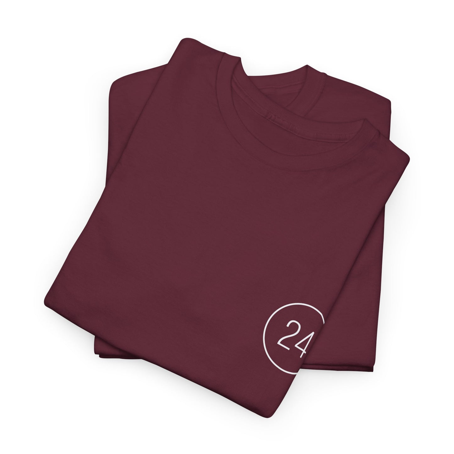 Unisex Heavy Cotton Tee: 24 Hustle Hard, stay huble T-Shirt, Komfort und Langlebigkeit , Tshirt ,100% Baumwolle