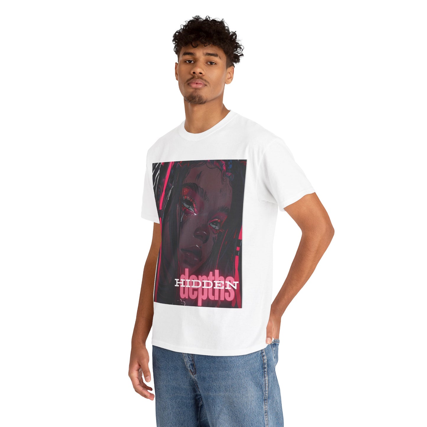 Hidden Depths Manga Girl, 100 % Baumwolle , Unisex-Tshirt