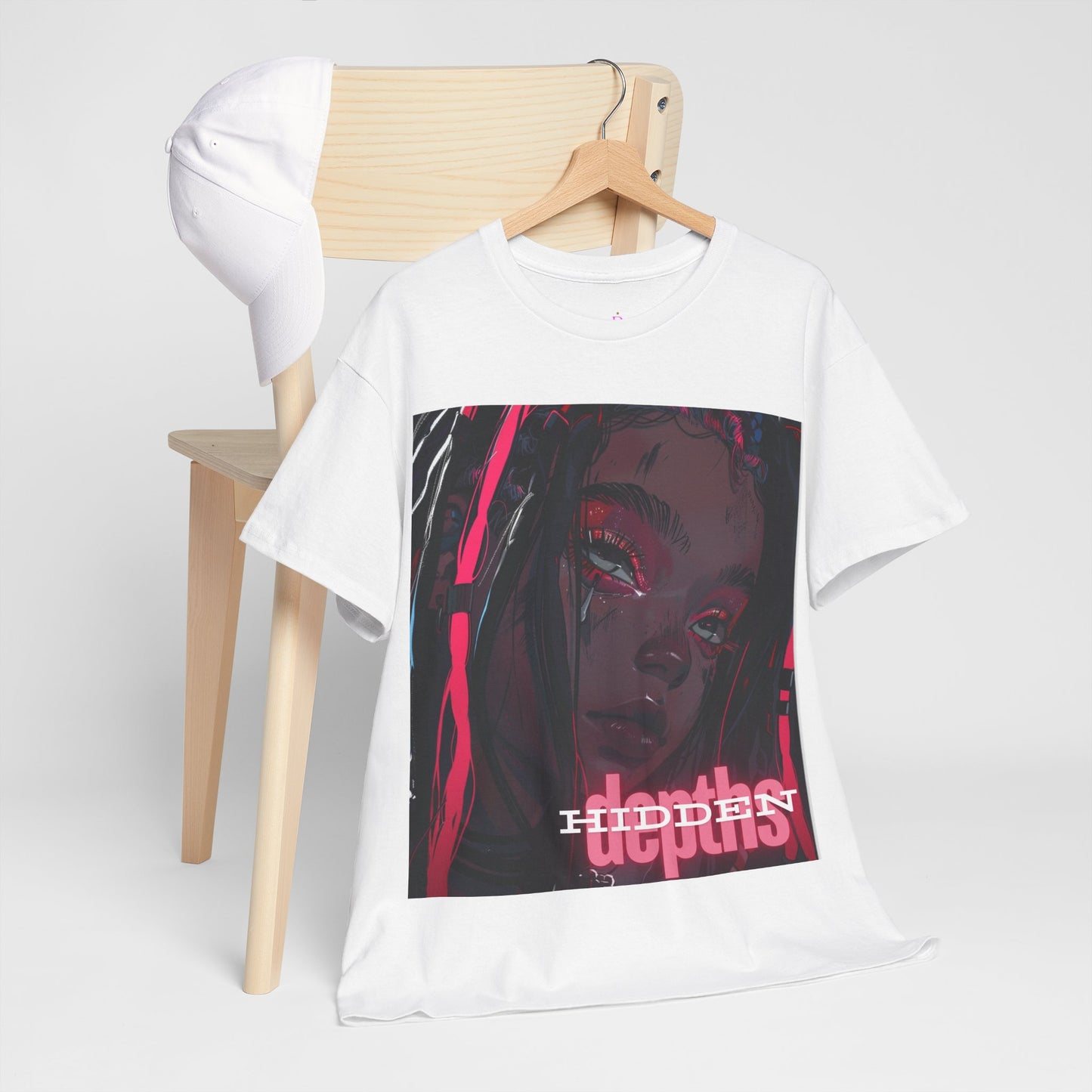 Hidden Depths Manga Girl, 100 % Baumwolle , Unisex-Tshirt