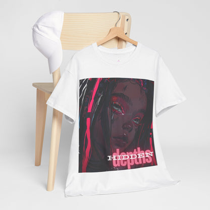 Hidden Depths Manga Girl, 100 % Baumwolle , Unisex-Tshirt