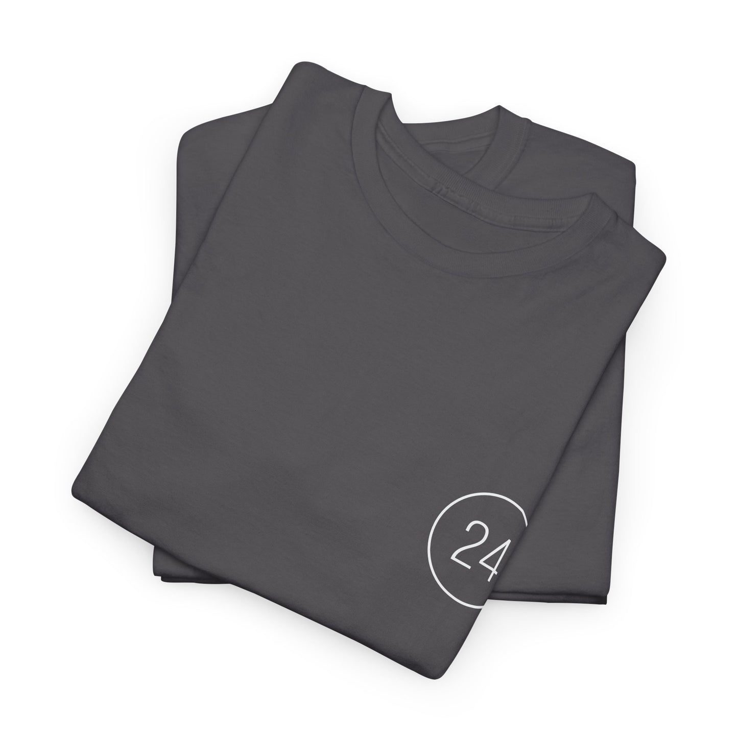 Unisex Heavy Cotton Tee: 24 Hustle Hard, stay huble T-Shirt, Komfort und Langlebigkeit , Tshirt ,100% Baumwolle