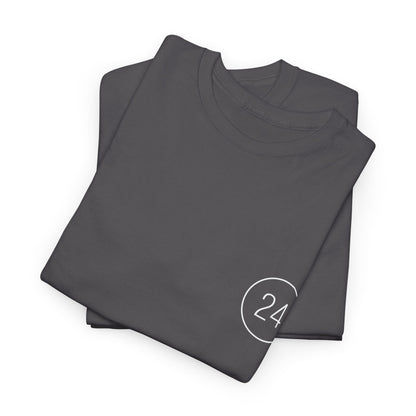Unisex Heavy Cotton Tee: 24 Hustle Hard, stay huble T-Shirt, Komfort und Langlebigkeit , Tshirt ,100% Baumwolle
